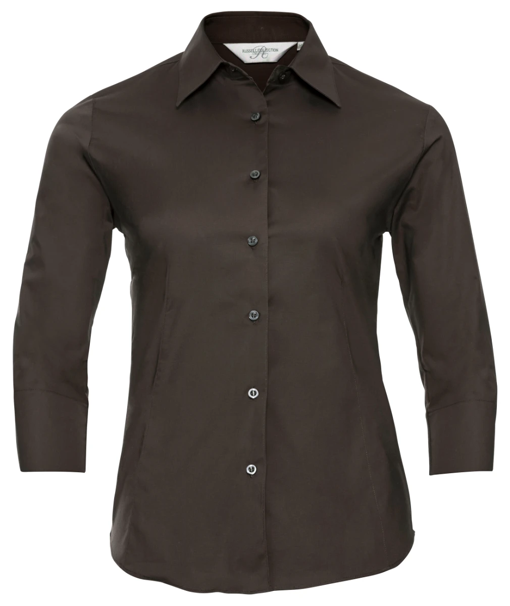 Russell Ladies 3/4 Sleeve Fitted Blouse