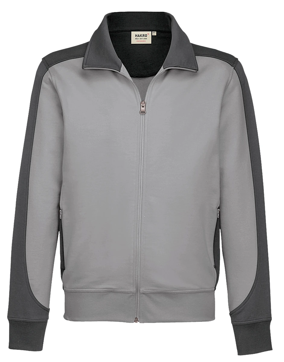 Hakro Sweatjacke Contrast Mikralinar 