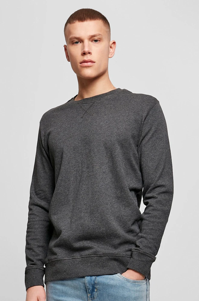 Build Your Brand, Light Sweater BY010, charcoal