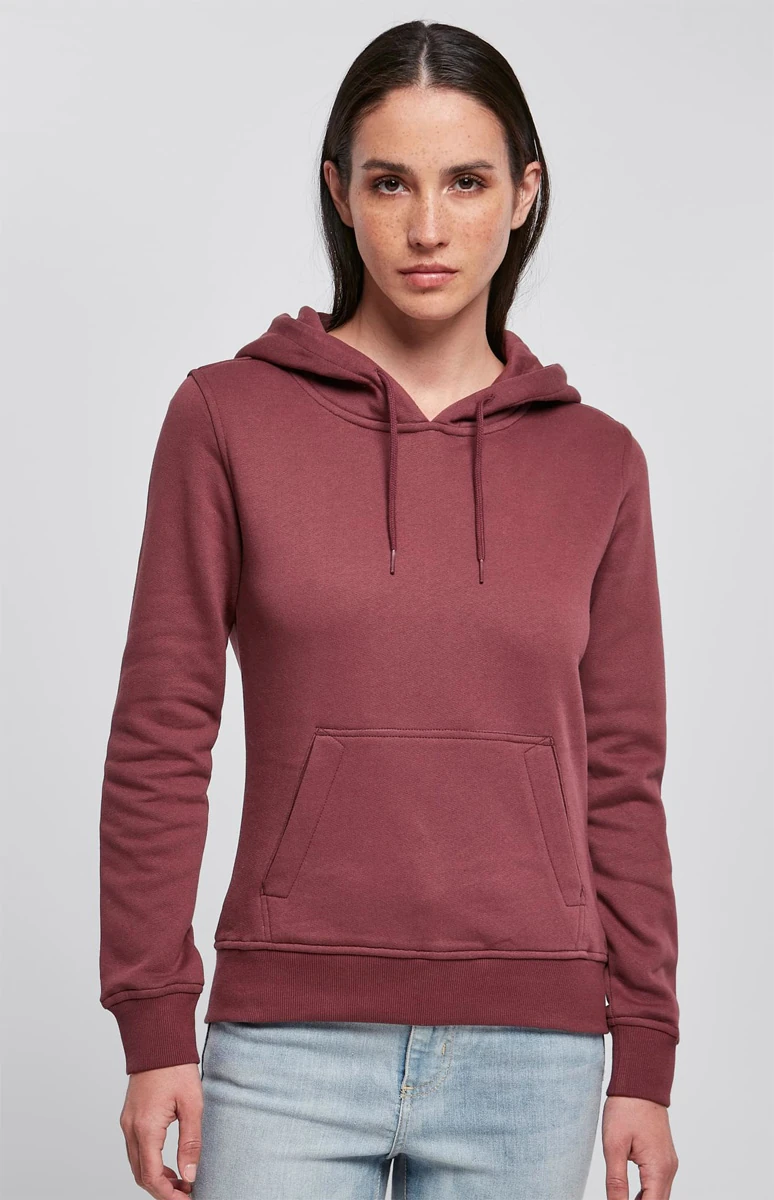 Build Your Brand Ladies Organic Hoodie
