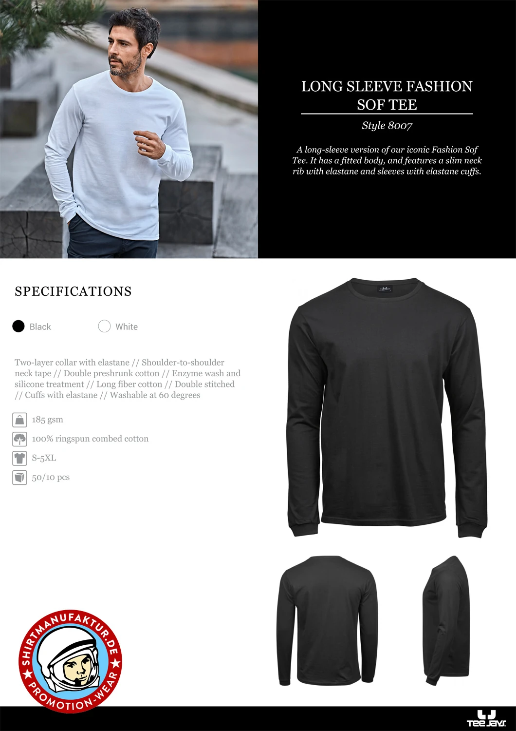 Tee Jays Longsleeve Fashion Sof Tee