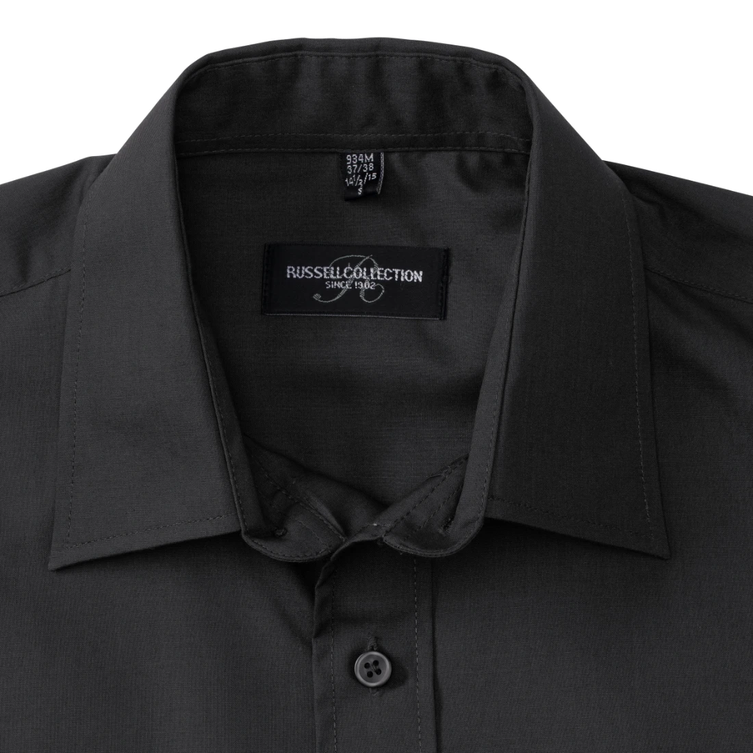 Russell Mens Poly-Cotton Longsleeve Poplin Shirt Russell Mens Poly-Cotton Longsleeve Poplin Shirt