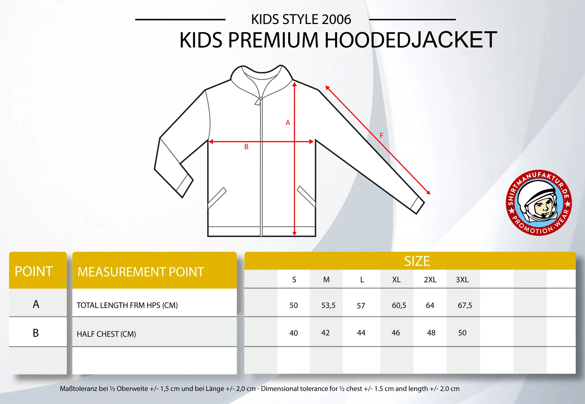 HRM Kids Premium Hooded Jacket