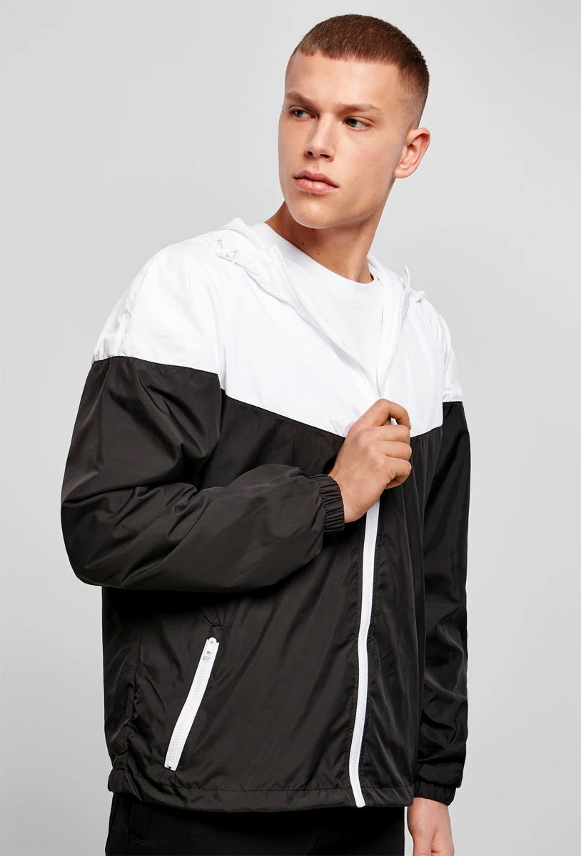 Build Your Brand 2-Tone Tech Windrunner