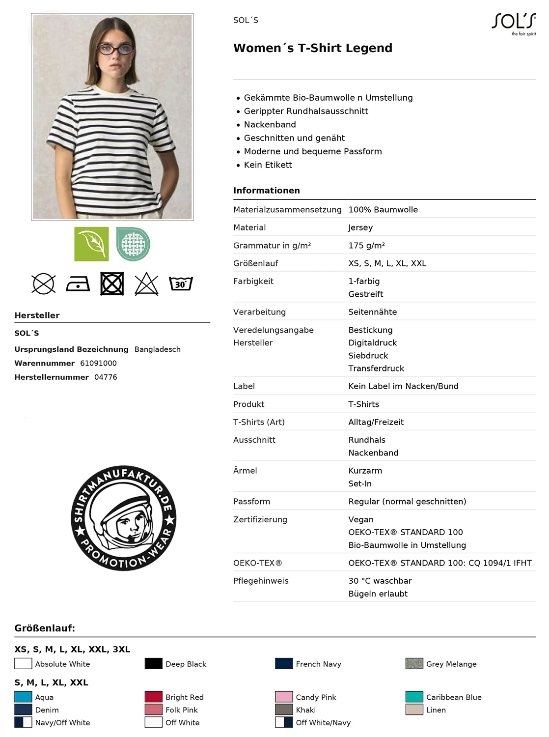 Sol's Womens Legend T-Shirt