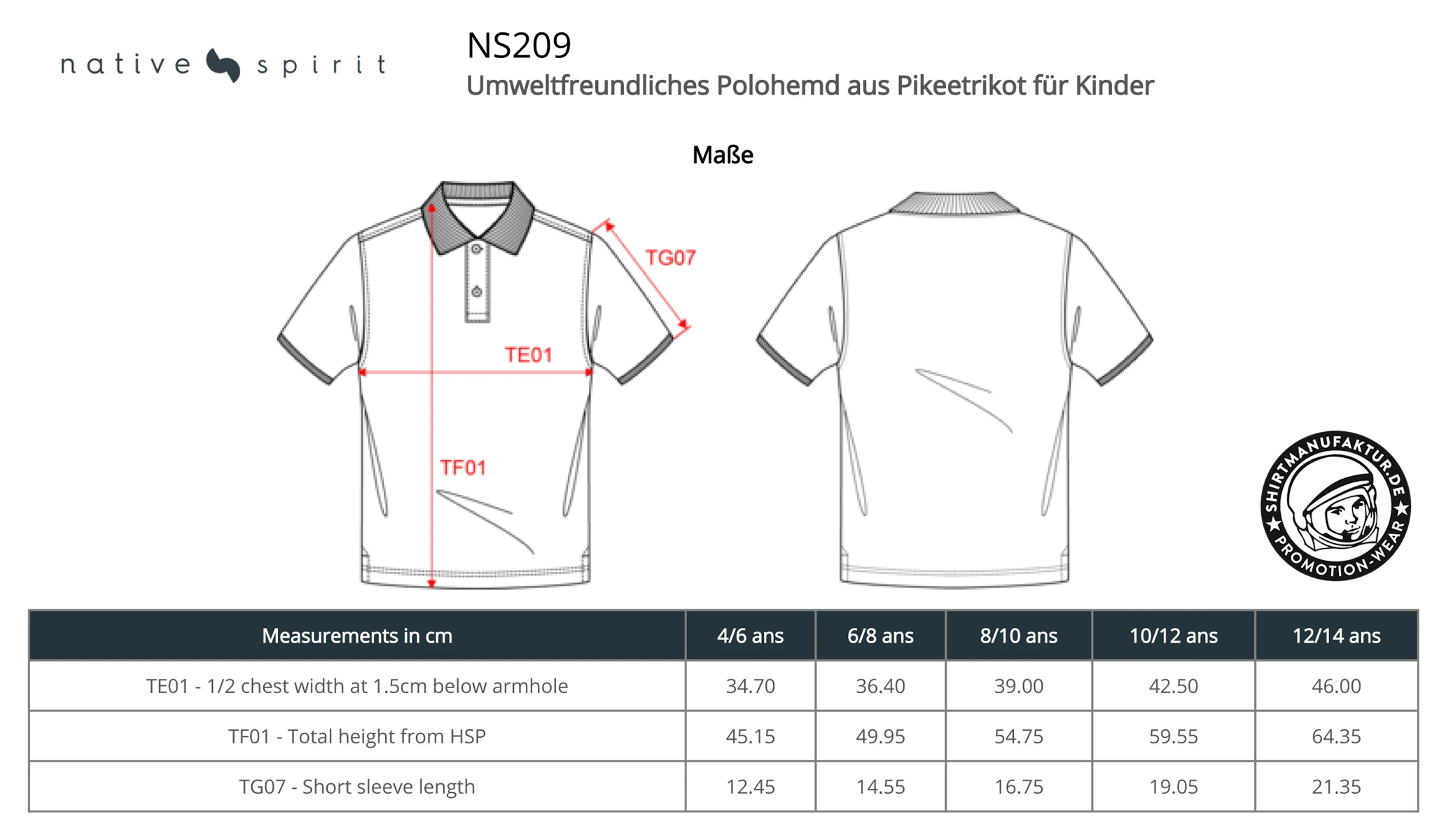 Native Spirit Kids Piqué Polo