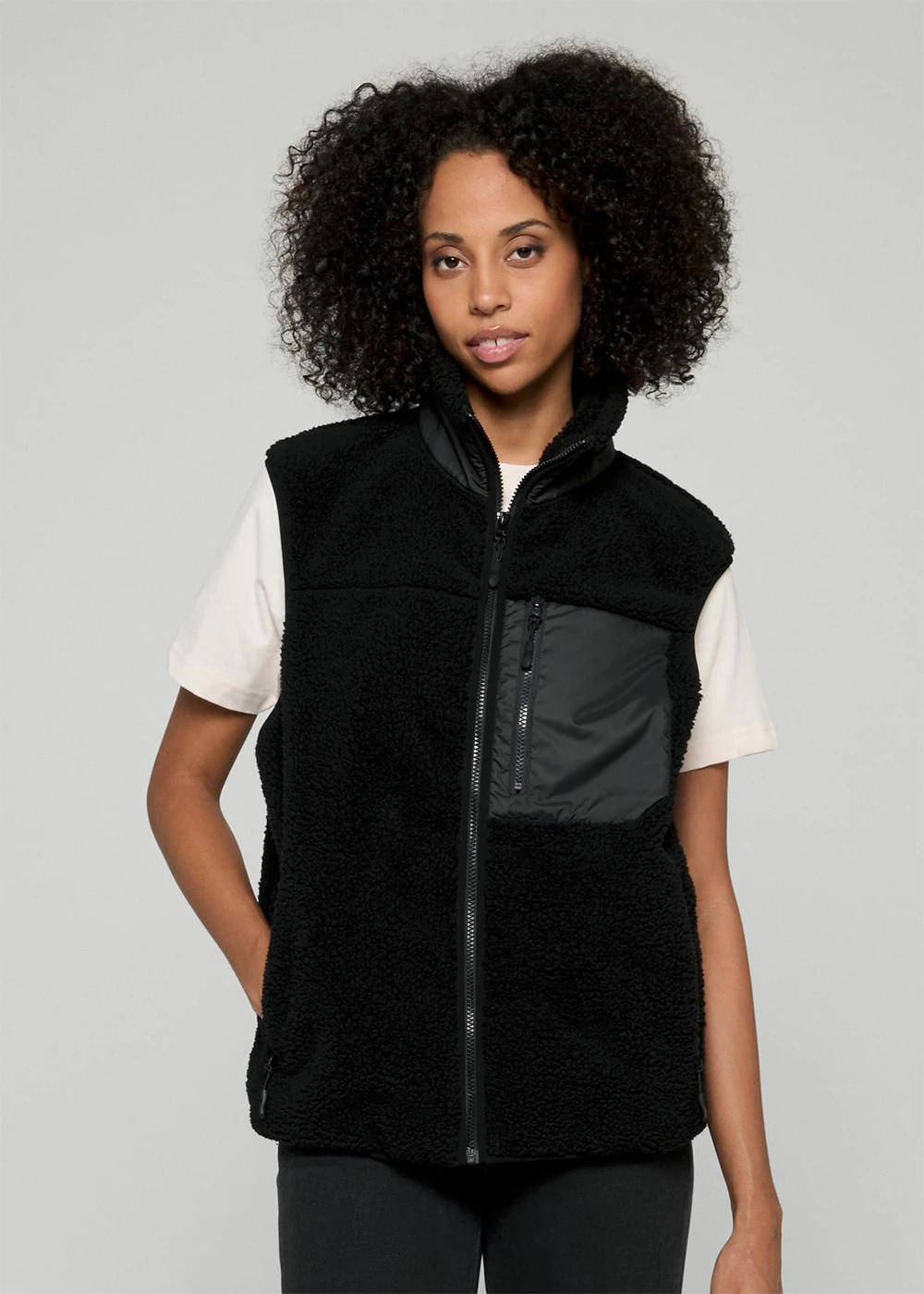 Build Your Brand Bonded Sherpa Vest Build Your Brand Bonded Sherpa Vest