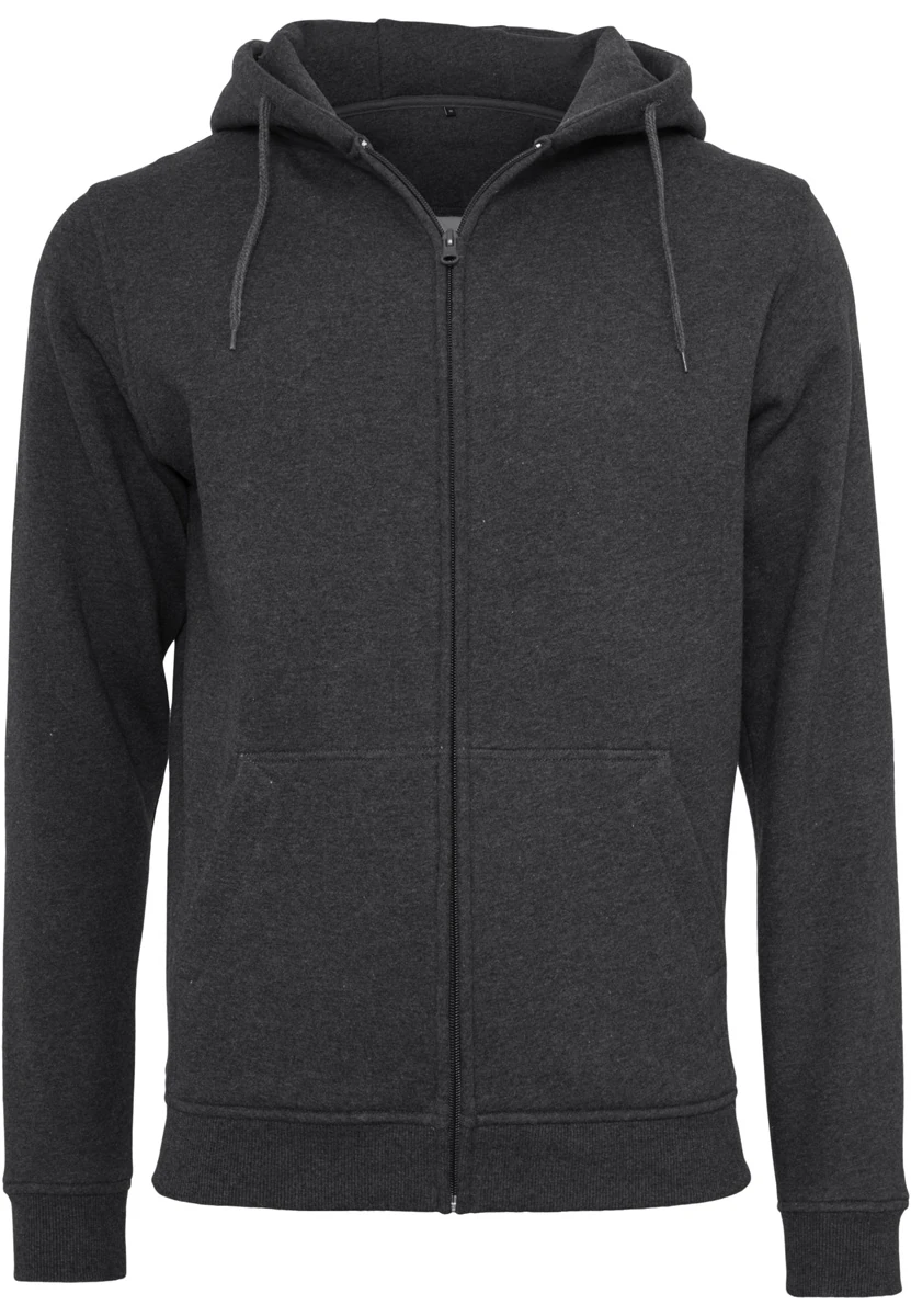 Build Your Brand Heavy Zip Hoody