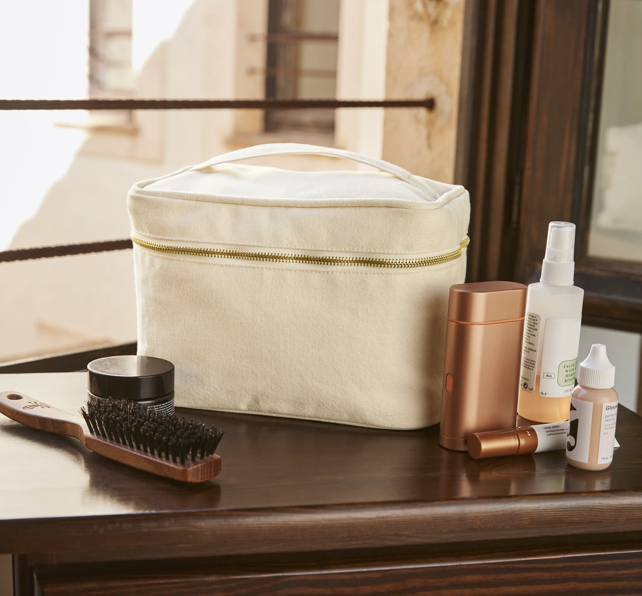 Westford Mill Canvas Vanity Case