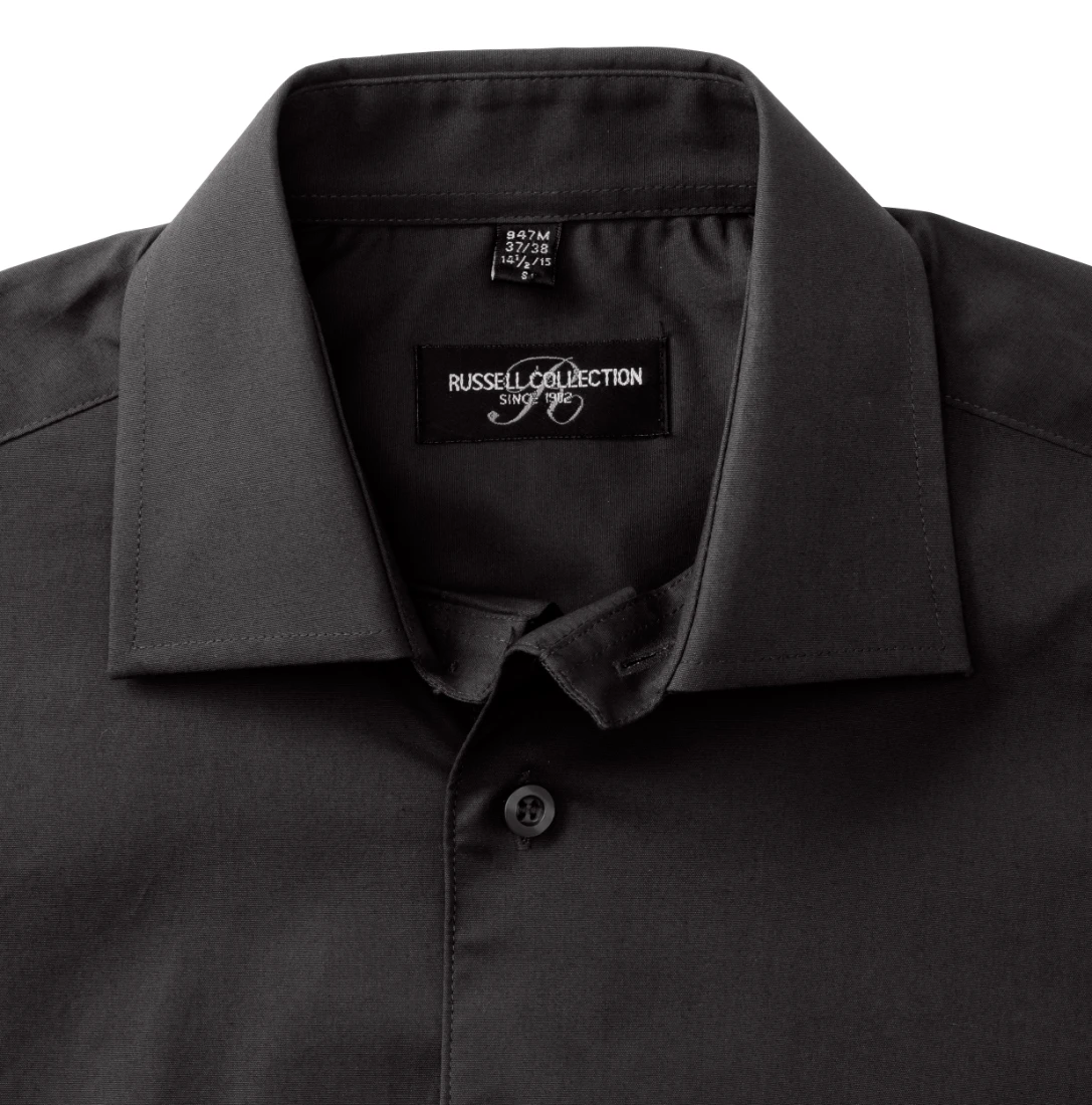 Russell Mens Short Sleeve Fitted Shirt