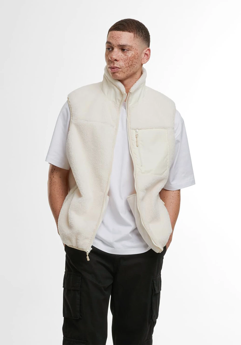 Build Your Brand Bonded Sherpa Vest Build Your Brand Bonded Sherpa Vest