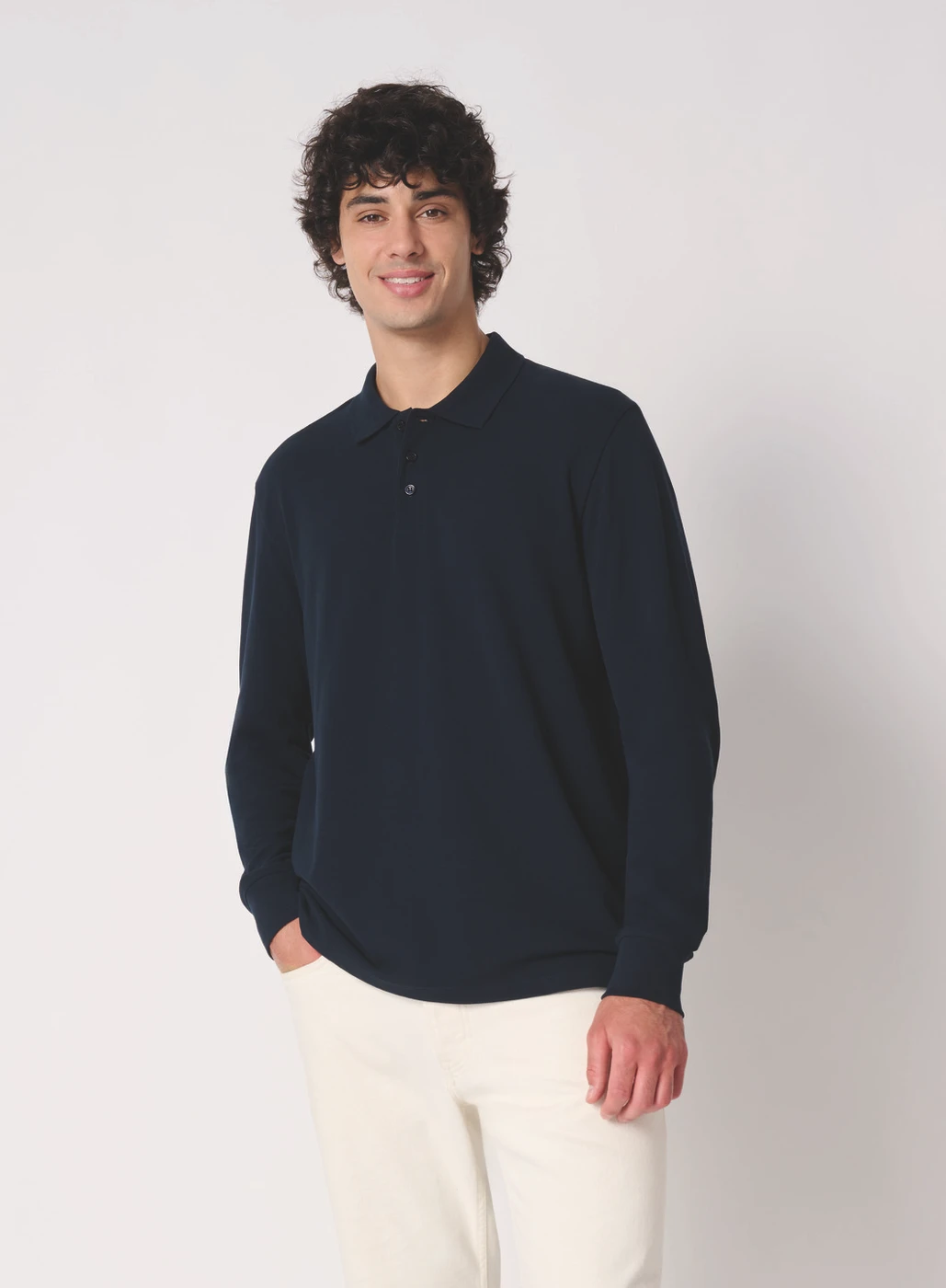Ideal Basic Mens Longsleeve Piqué 200 Polo