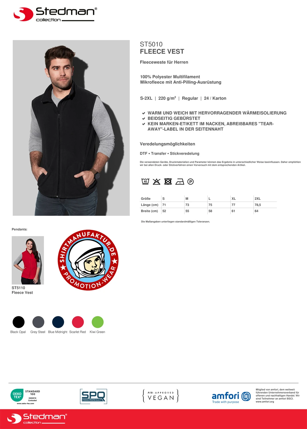 Stedman Fleece Vest