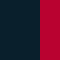 new french navy / fire red