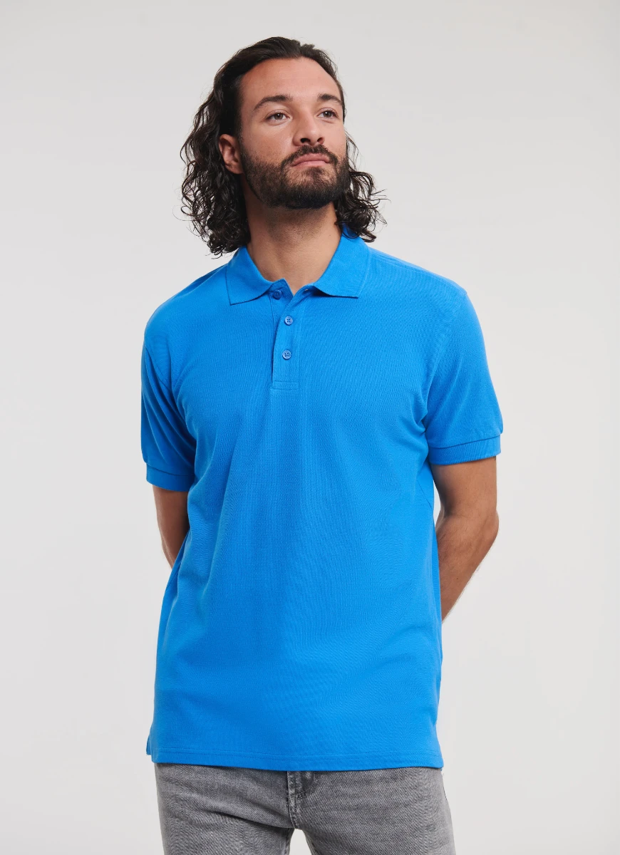 Russell Mens Ultimate Cotton Polo