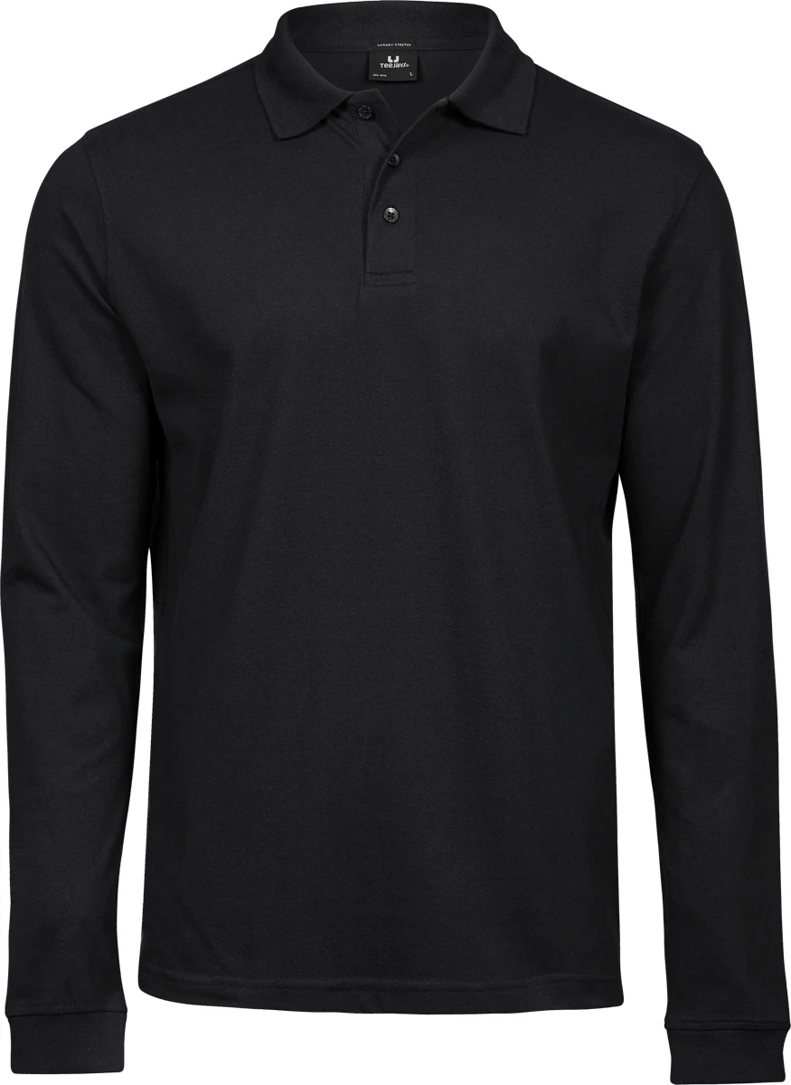 Tee Jays Mens Luxury Stretch Longsleeve Polo