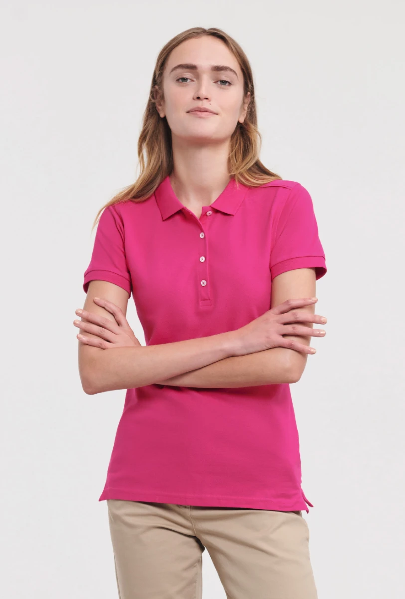 Russell Ladies Stretch Polo