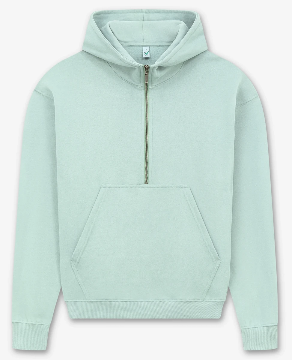 Earth Positive Womens Half-Zip Hoodie