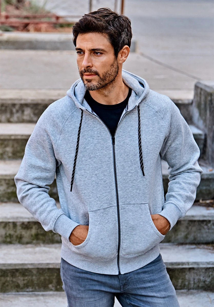 Tee Jays Mens Fashion Full Zip Hood