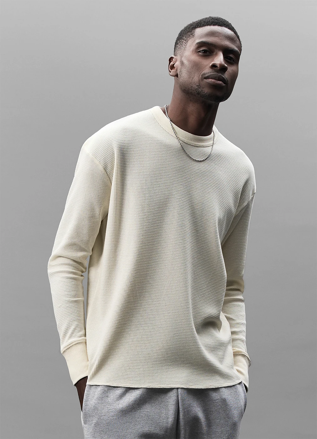 Sol's Embossed Thermal Longsleeve