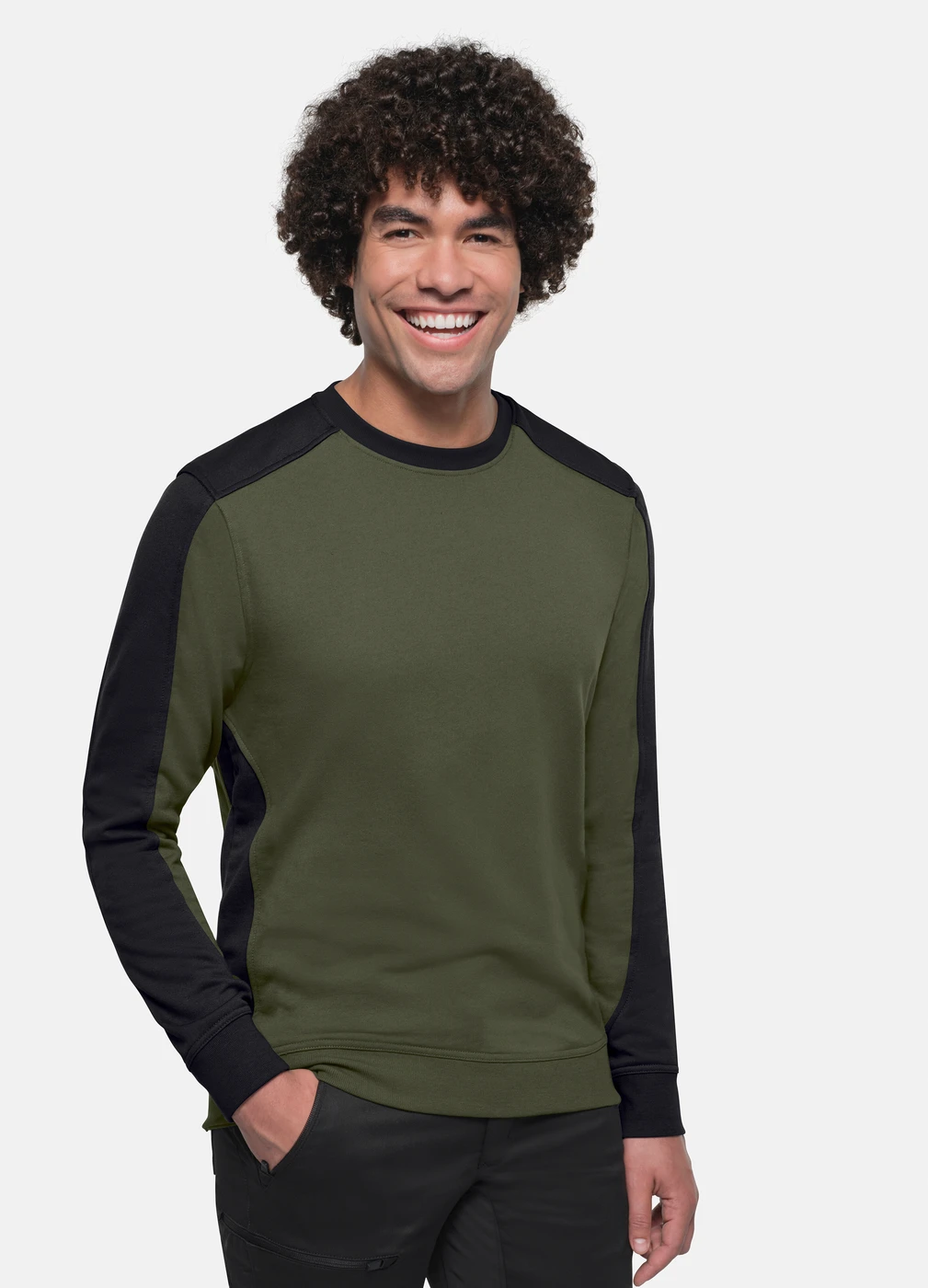 Hakro Sweatshirt Contrast Mikralinar Eco