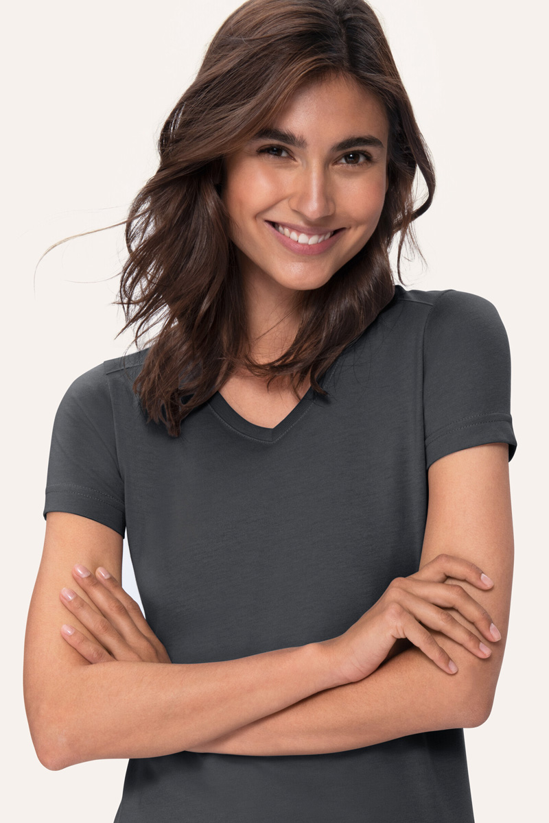 Hakro Ladies V-Shirt Mikralinar PRO