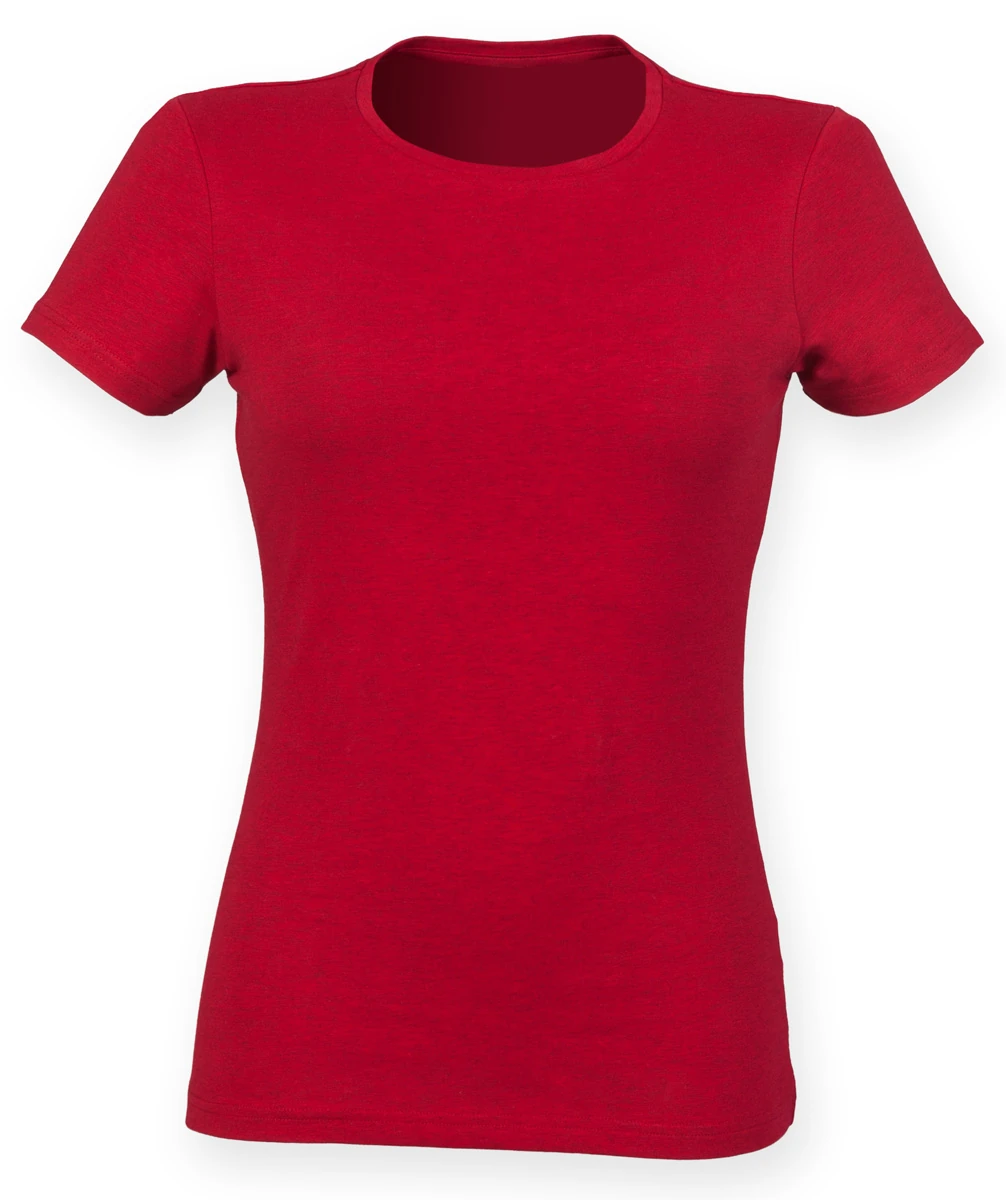 SkinniFit Womens Feel Good Stretch T