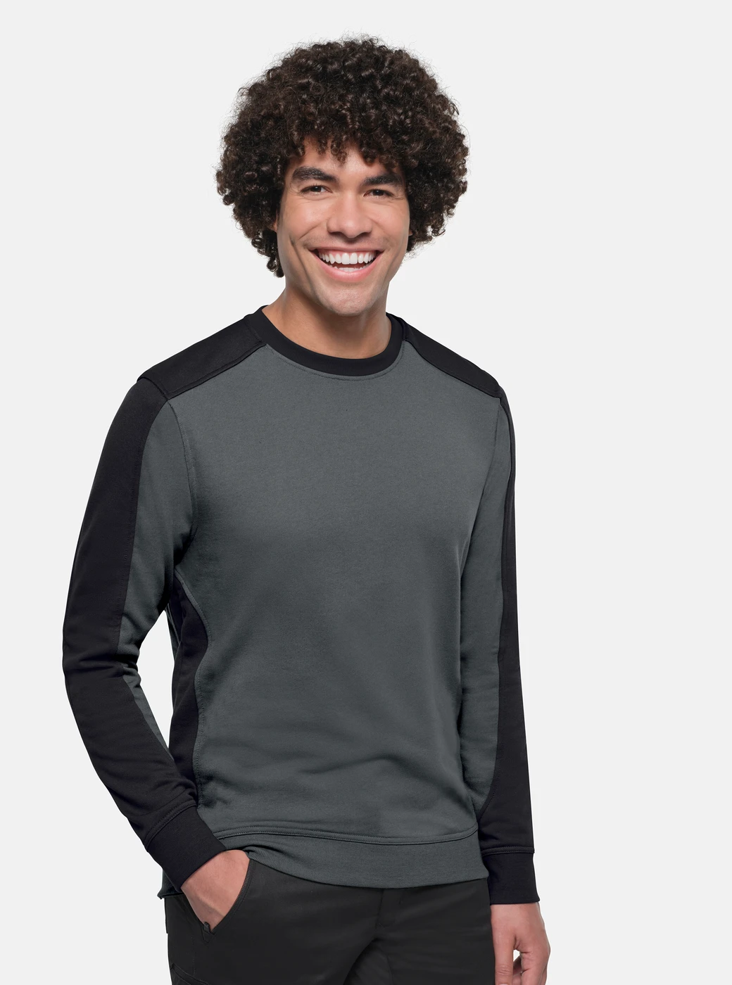 Hakro Sweatshirt Contrast Mikralinar Eco
