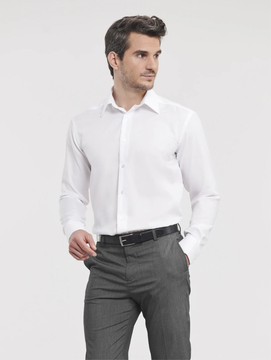 Russell Longsleeve Tailored Ultimate Non-Iron Shirt