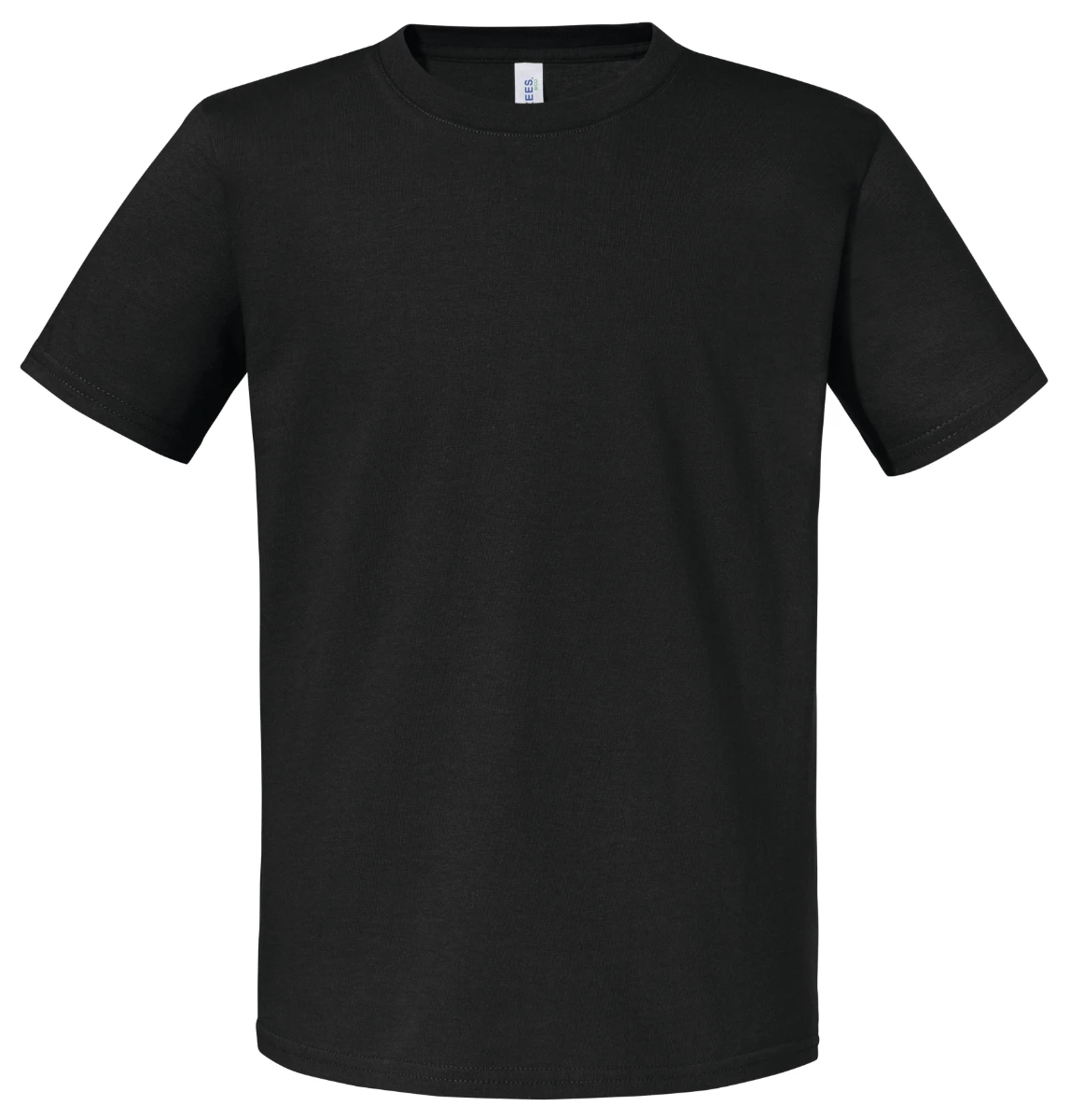 schwarzes Kinder T-Shirt von Jerzees, blanko