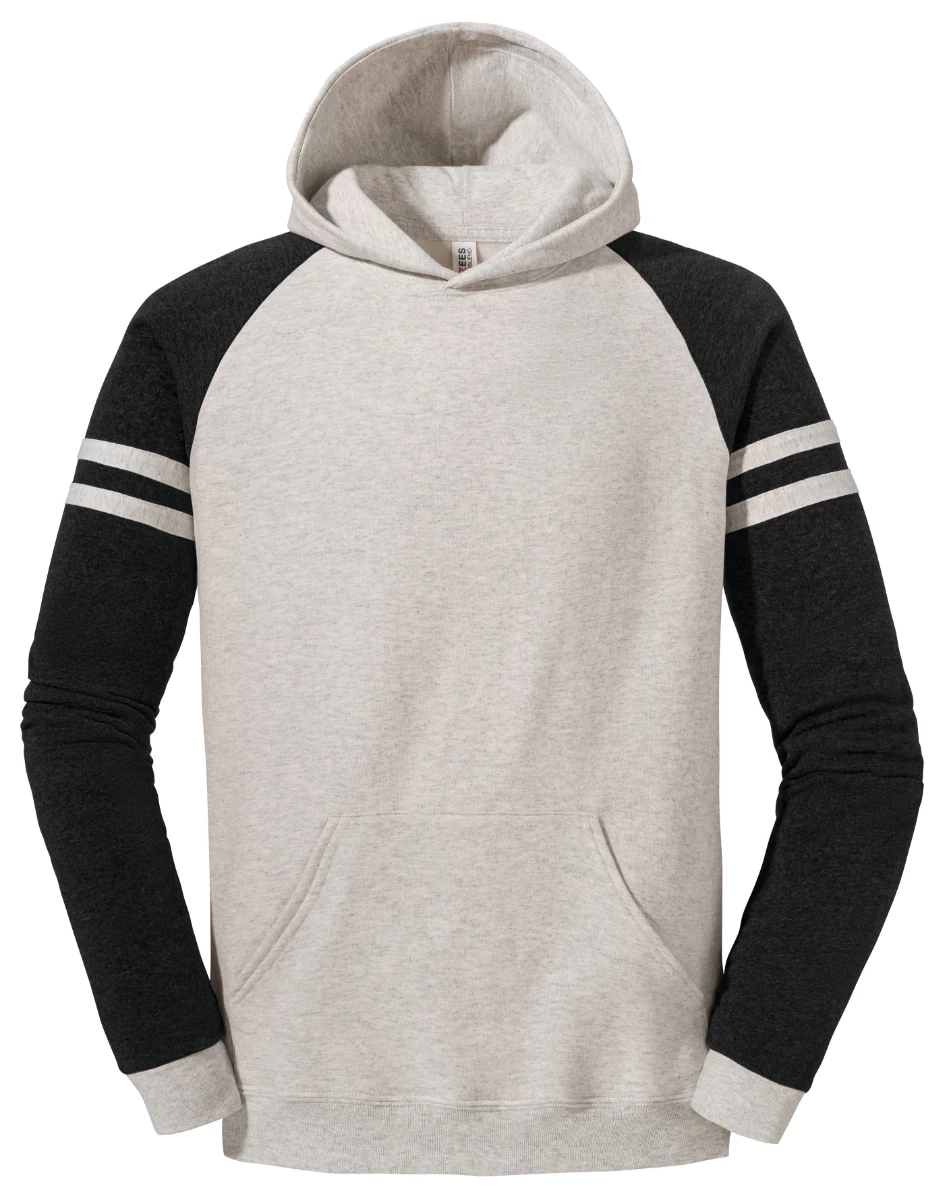 Jerzees Nublend Varsity Colour-Block Hooded Sweatshirt