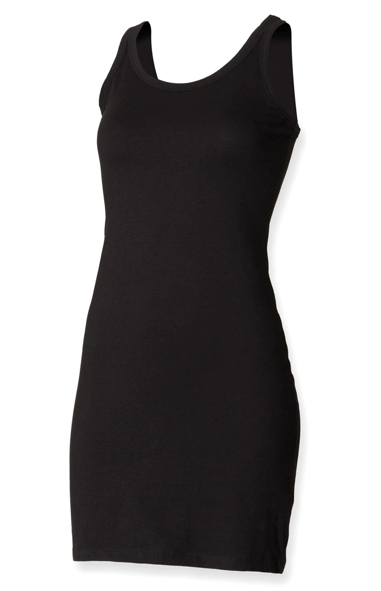 SkinniFit Womens Stretch Vest Dress