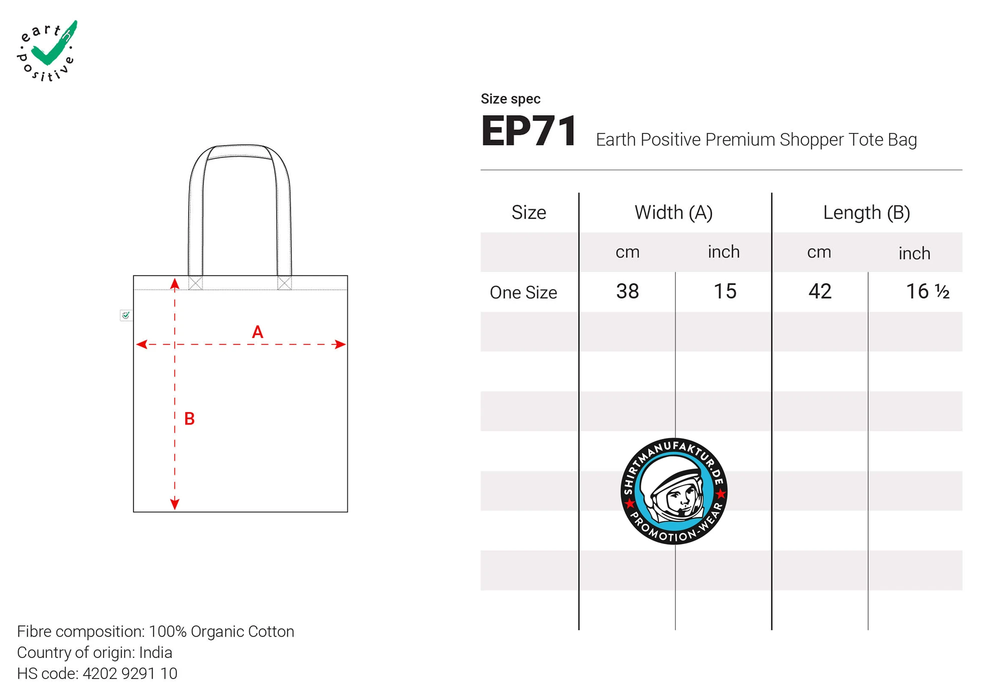 Earth Positive Premium Shopping Bag
