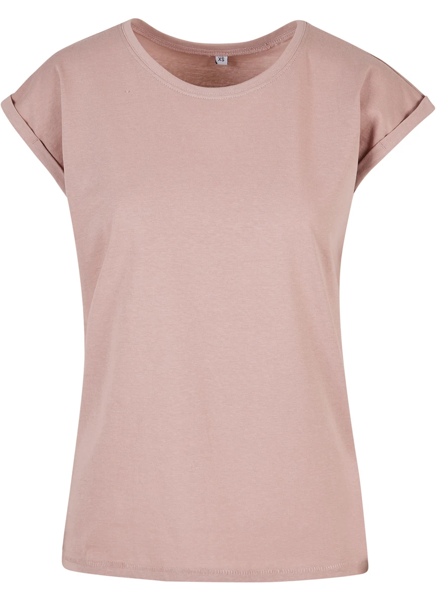 Build Your Brand Ladies Extended Shoulder Tee