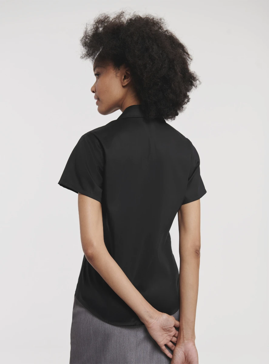 Russell Ladies Short Sleeve Ulitmate Non-Iron Blouse