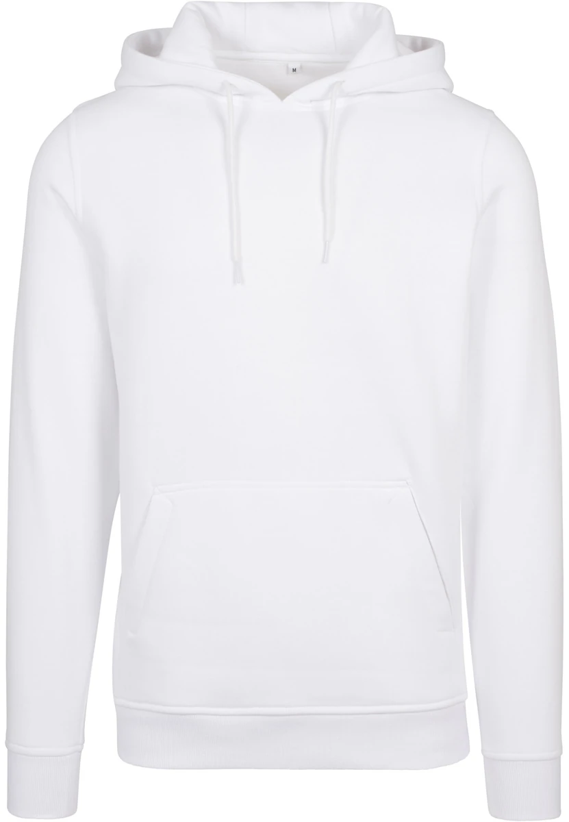 Build Your Brand Heavy Hoody, BY011 white