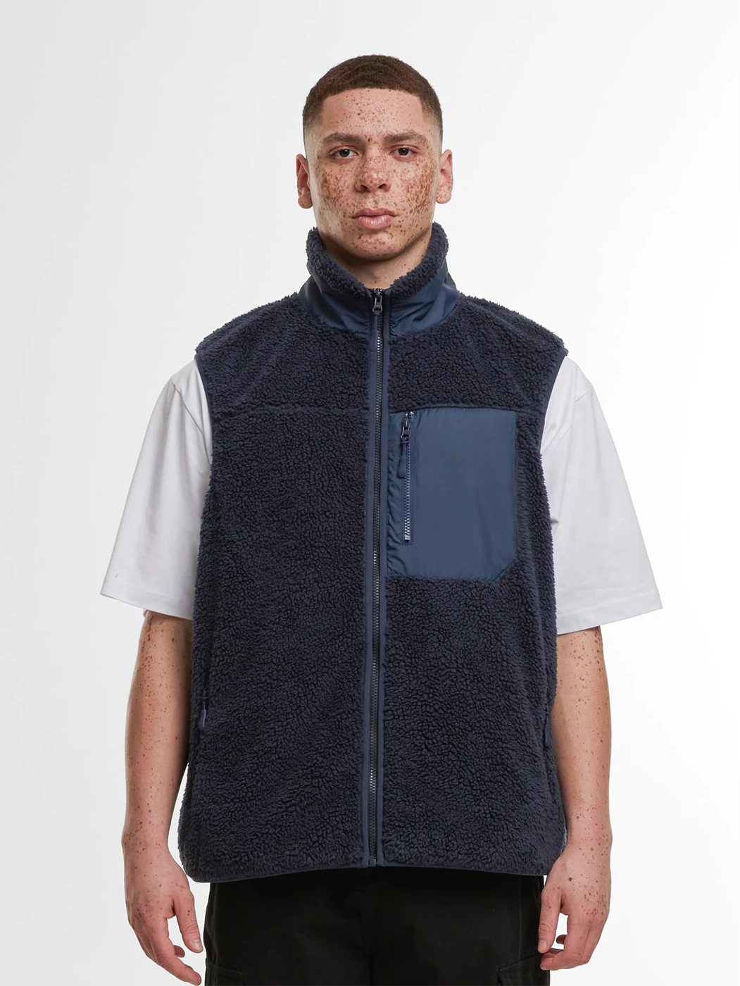 Build Your Brand Bonded Sherpa Vest Build Your Brand Bonded Sherpa Vest