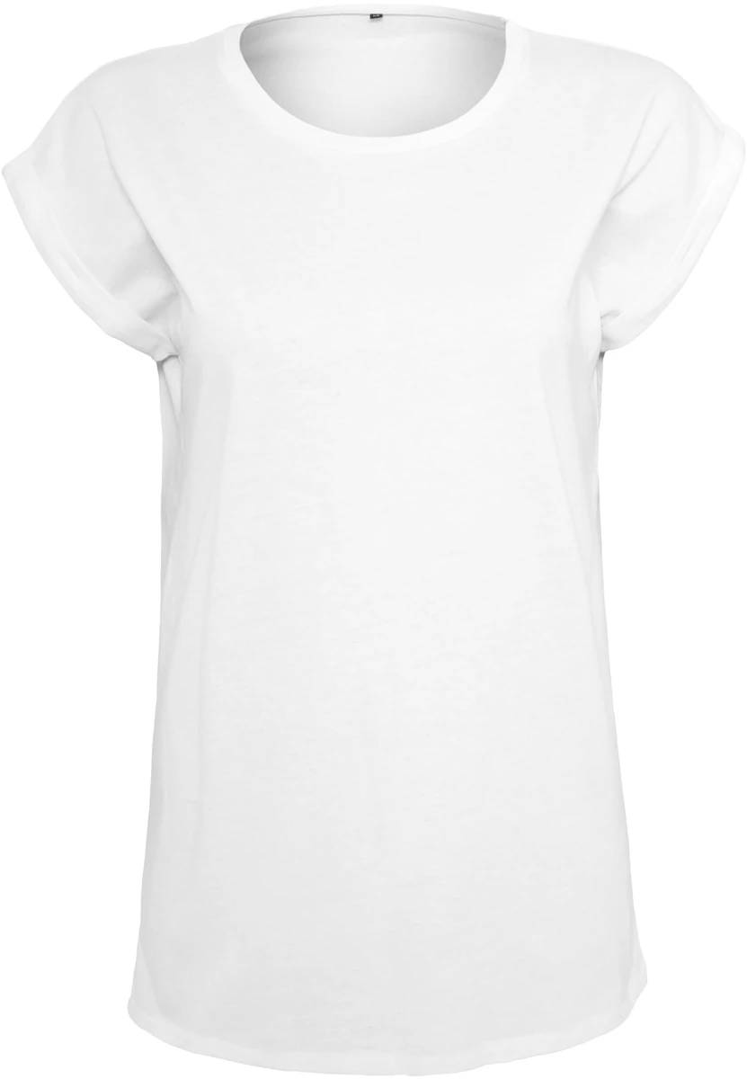 Build Your Brand Ladies Organic Extended Shoulder Tee