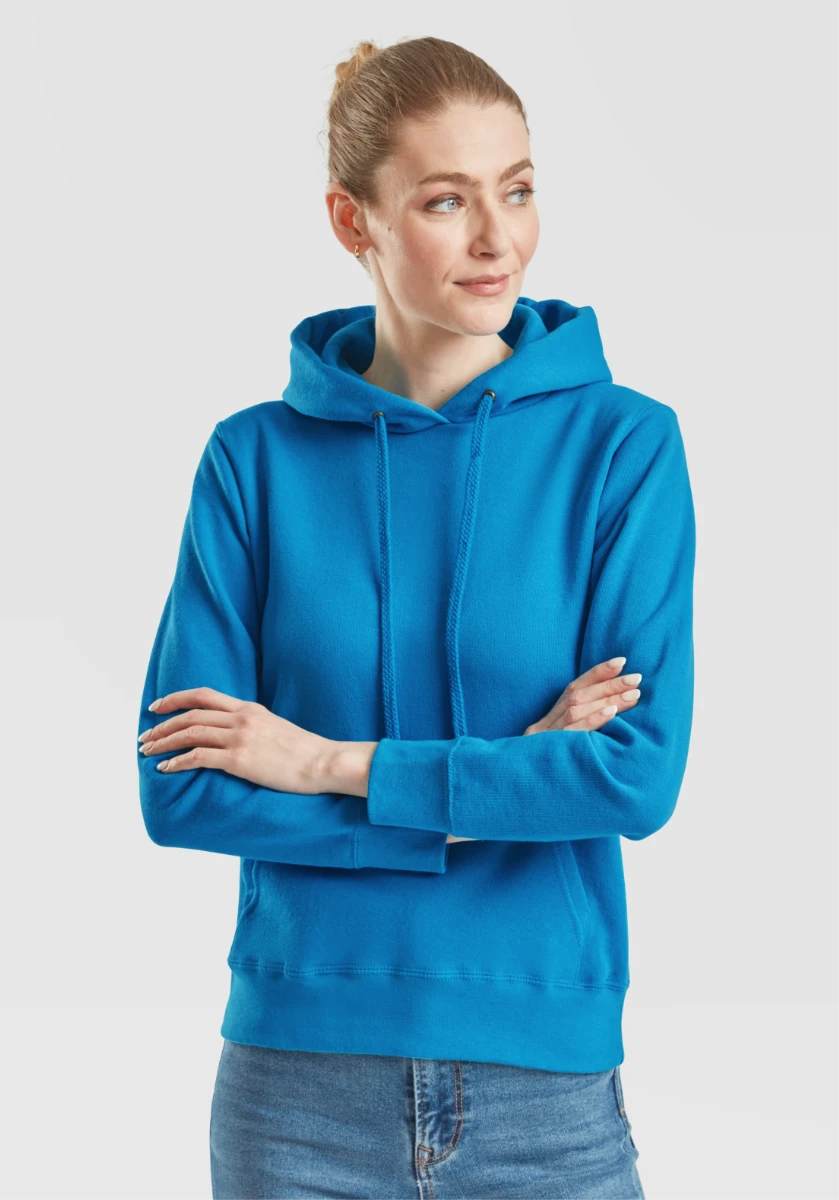 Fruit of the Loom Ladies Classic Hooded Sweat 