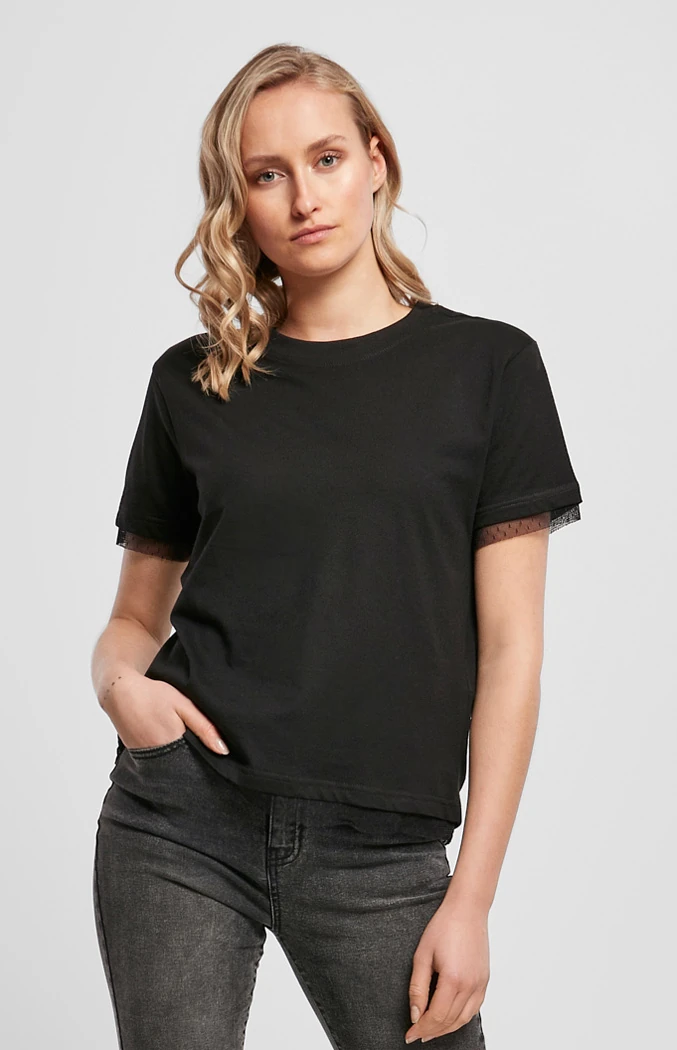 Build Your Brand Ladies Laces Tee