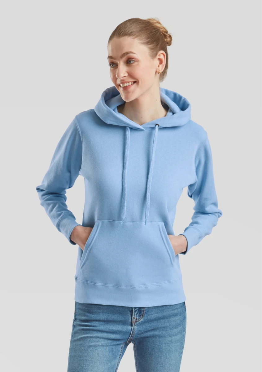 Fruit of the Loom Ladies Classic Hooded Sweat 