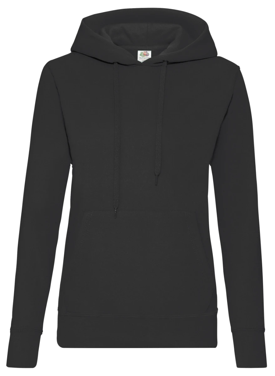 Fruit of the Loom Ladies Classic Hooded Sweat 