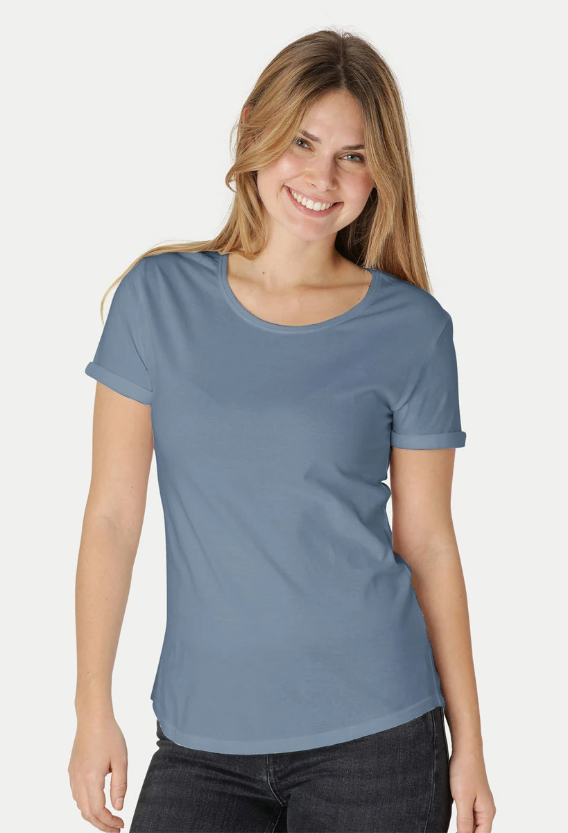 Neutral Ladies Roll Up Sleeve T-Shirt