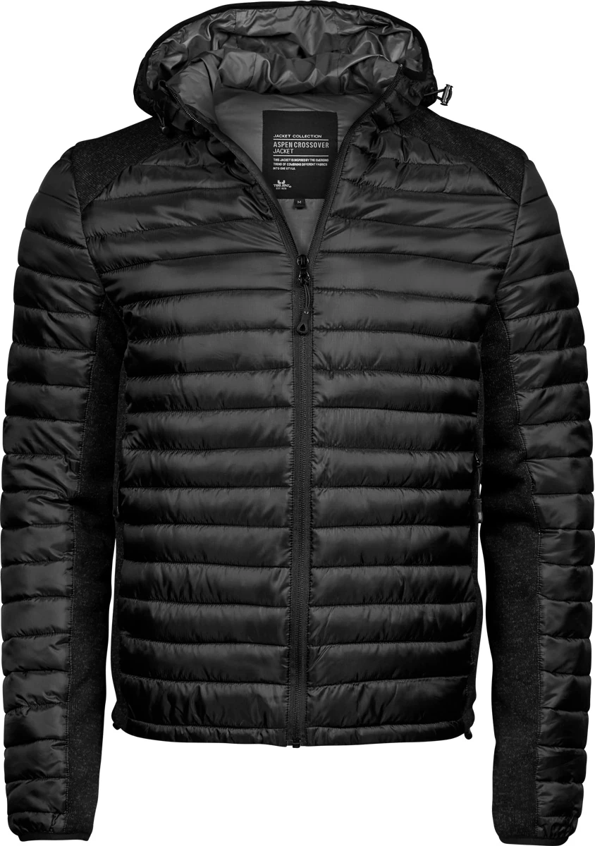 Tee Jays Mens Hooded Outdoor Crossover Jacket