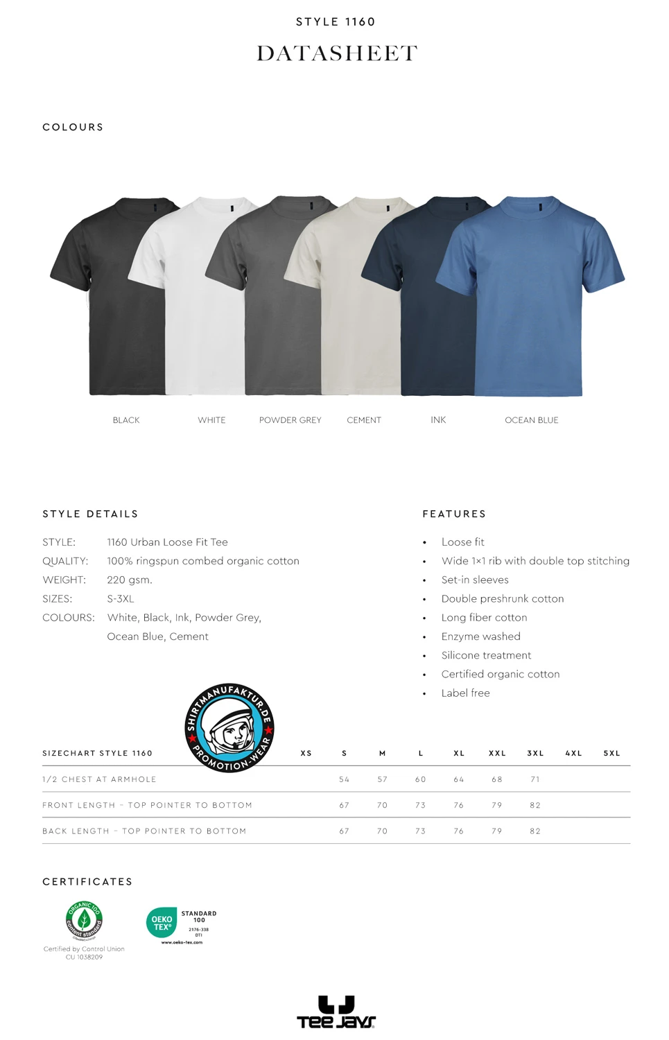 Tee Jays Urban Loose Fit Tee