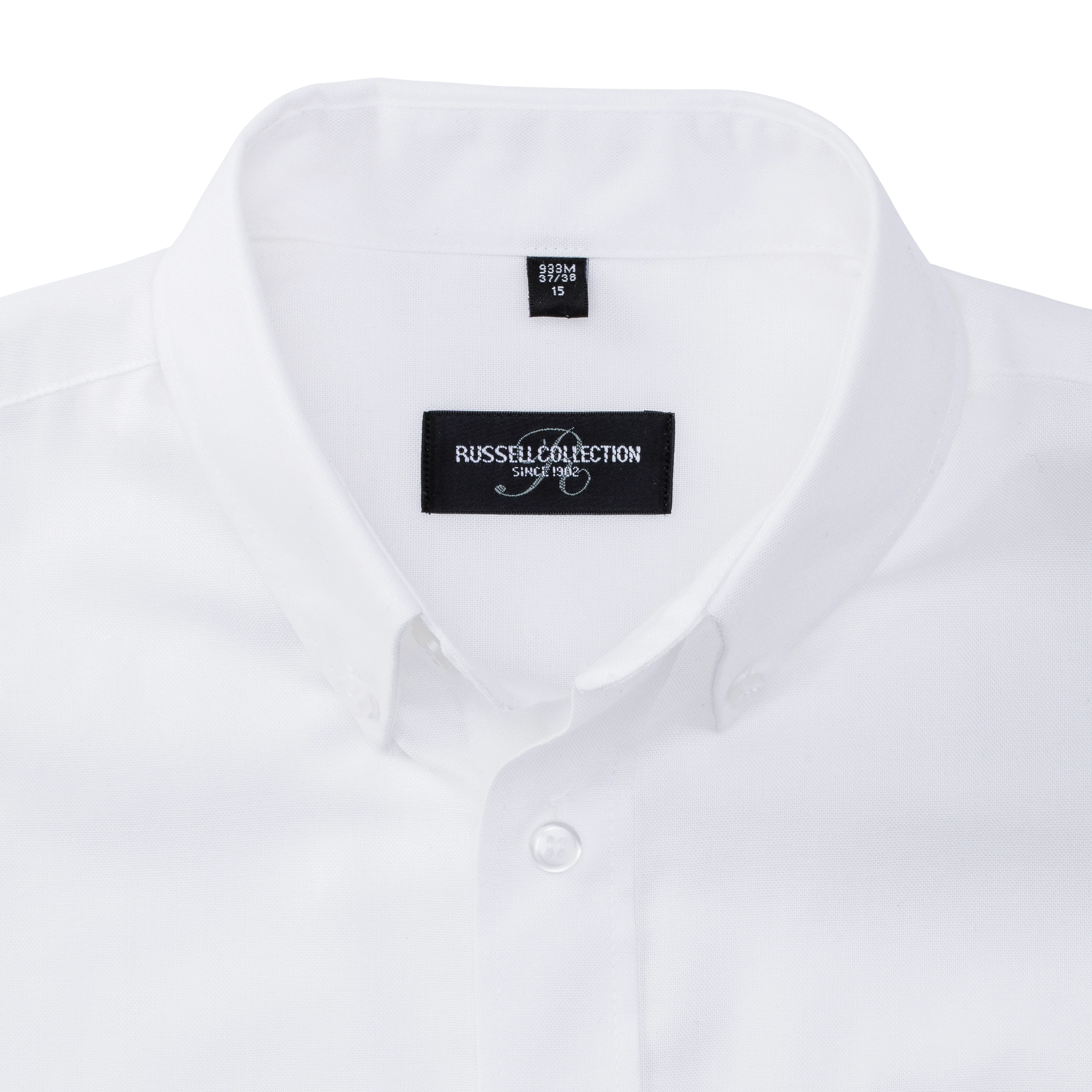 Russell Mens Short Sleeve Oxford Shirt