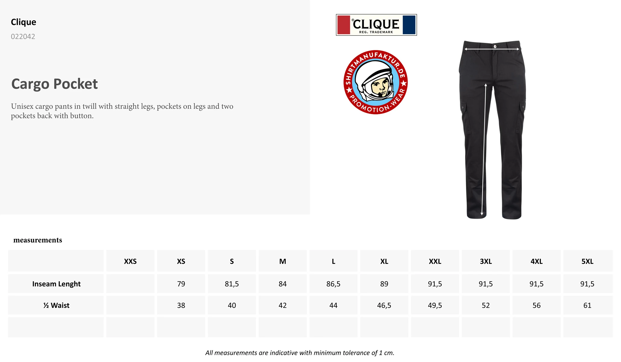 Clique Cargo Pocket 