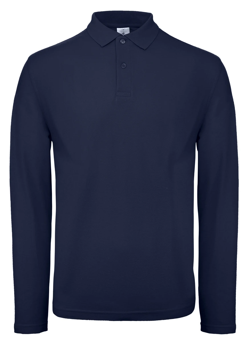 B&C Mens Longsleeve Polo ID.001