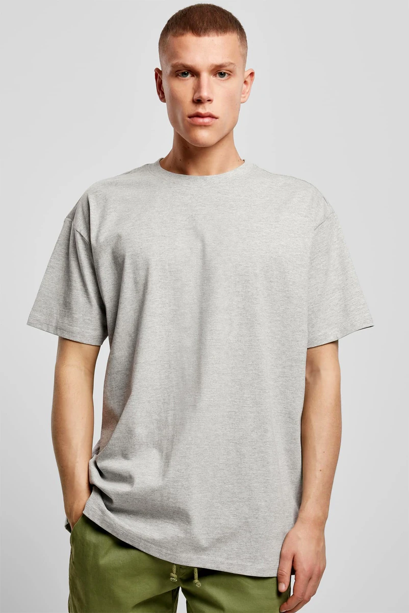Build Your Brand, Heavy Oversize Tee BY102, grey