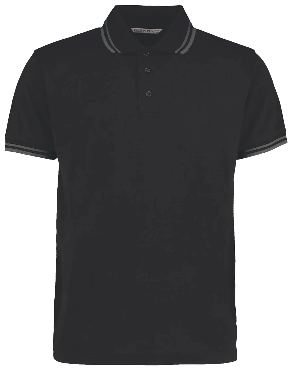 Kustom Kit Tipped Collar Polo